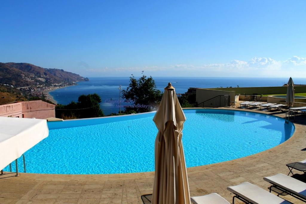 Taormina Bella Vista Apartment In Center With Pool By Taormina Holidays Dış mekan fotoğraf